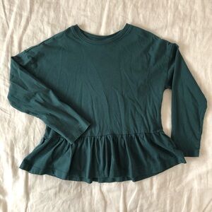 Hanna Andersson l/s tee with peplum